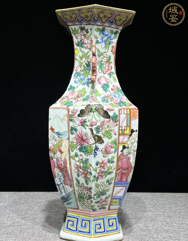 古玩陶瓷粉彩瓶真品鑒賞圖