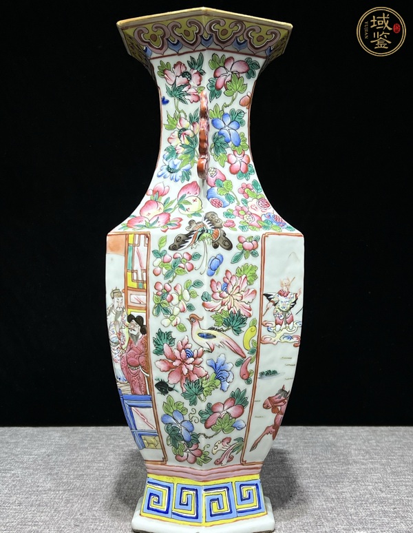 古玩陶瓷粉彩瓶真品鑒賞圖