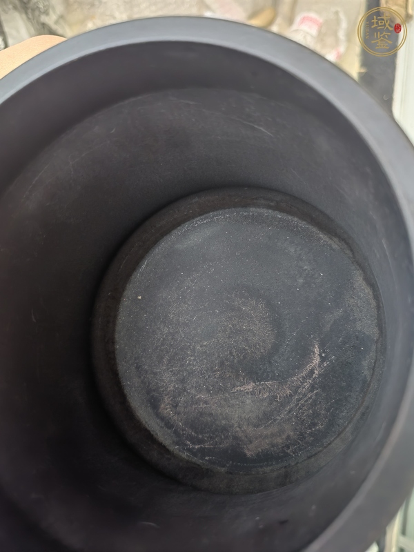 古玩紫砂筆筒真品鑒賞圖