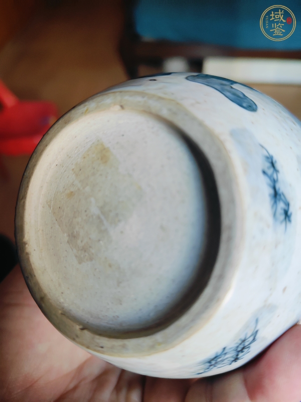 古玩陶瓷青花水呈真品鑒賞圖
