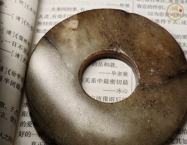 古玩玉器仿古玉璧真品鑒賞圖