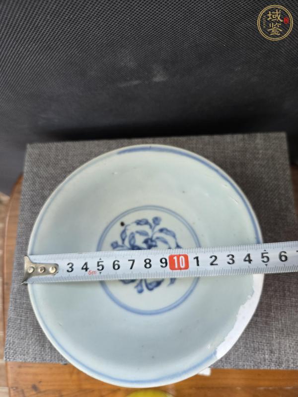 古玩陶瓷花卉紋青花碗真品鑒賞圖