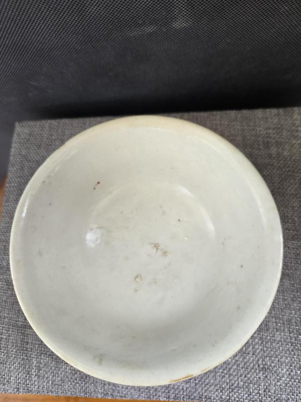 古玩陶瓷明中期白釉碗拍賣，當前價格2500元