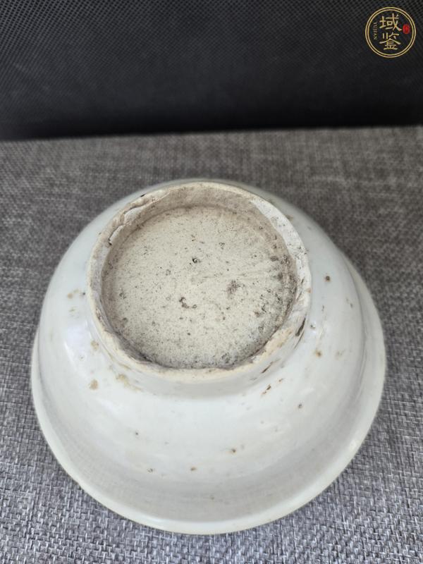 古玩陶瓷明中白釉碗真品鑒賞圖
