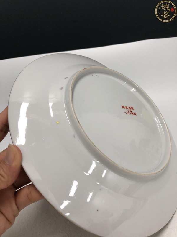 古玩陶瓷民國·廣彩雙龍戲珠紋盤拍賣，當前價格1188元