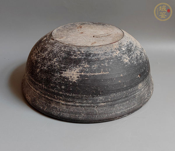 古玩陶瓷漢代黑陶碗真品鑒賞圖