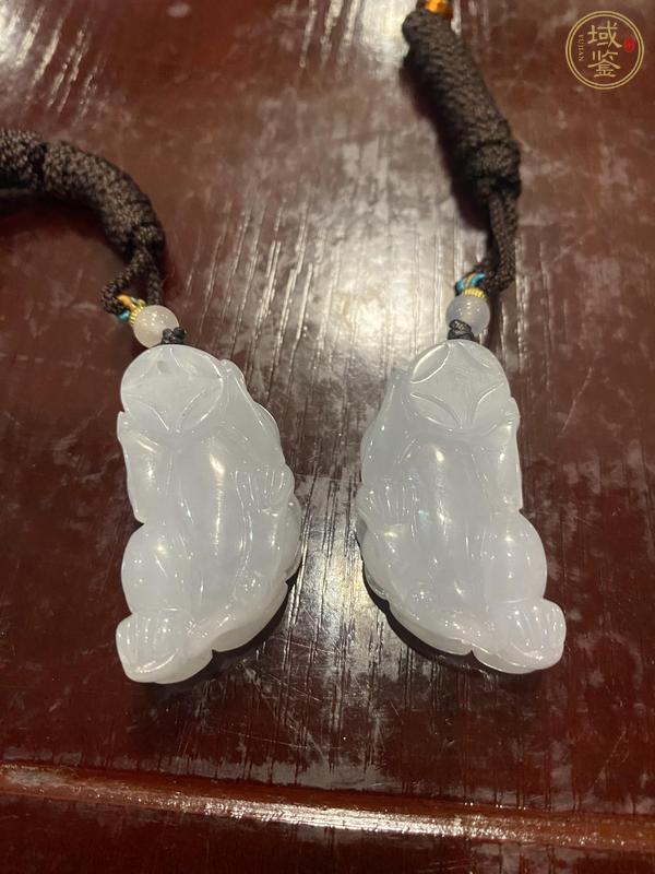 古玩玉器天然翡翠貔貅真品鑒賞圖