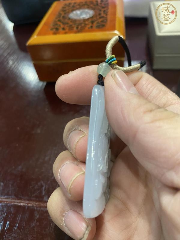 古玩玉器天然翡翠“觀音牌”真品鑒賞圖