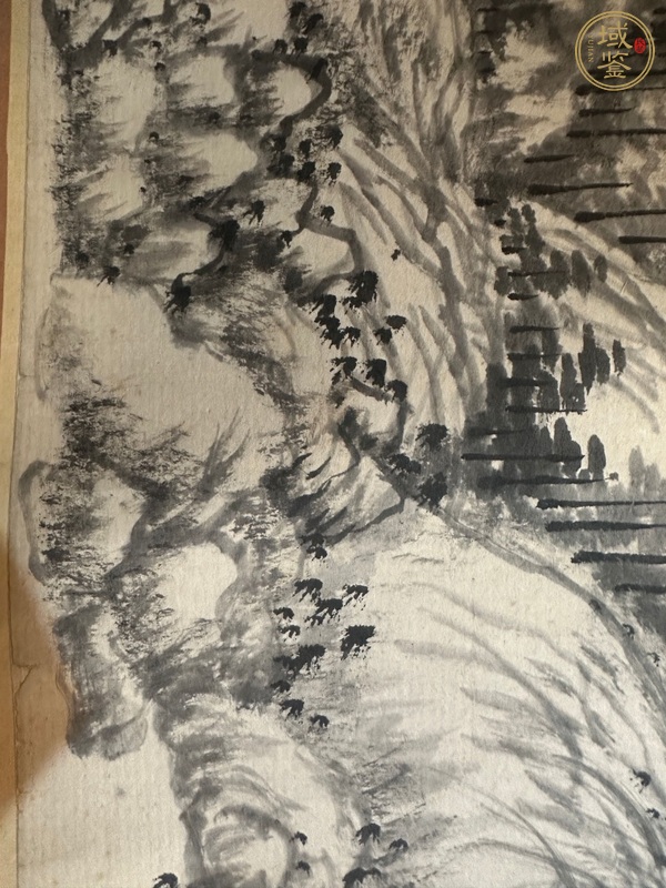 古玩字畫佚名山水長卷真品鑒賞圖