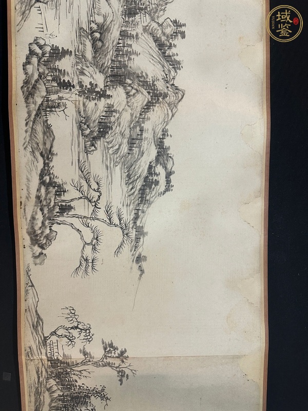 古玩字畫佚名山水長卷真品鑒賞圖