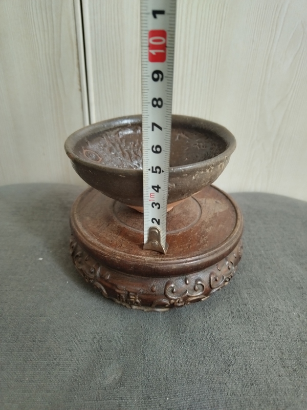 古玩陶瓷建窯龜背紋茶盞拍賣，當前價格2998元