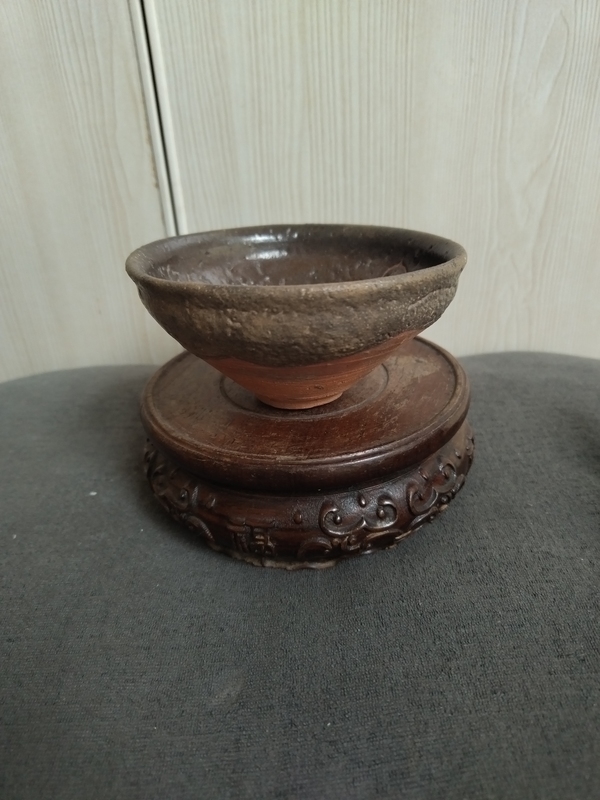 古玩陶瓷建窯龜背紋茶盞拍賣，當前價格2998元
