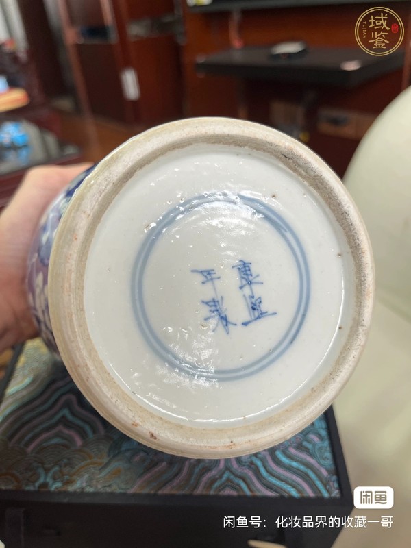 古玩青花將軍罐真品鑒賞圖