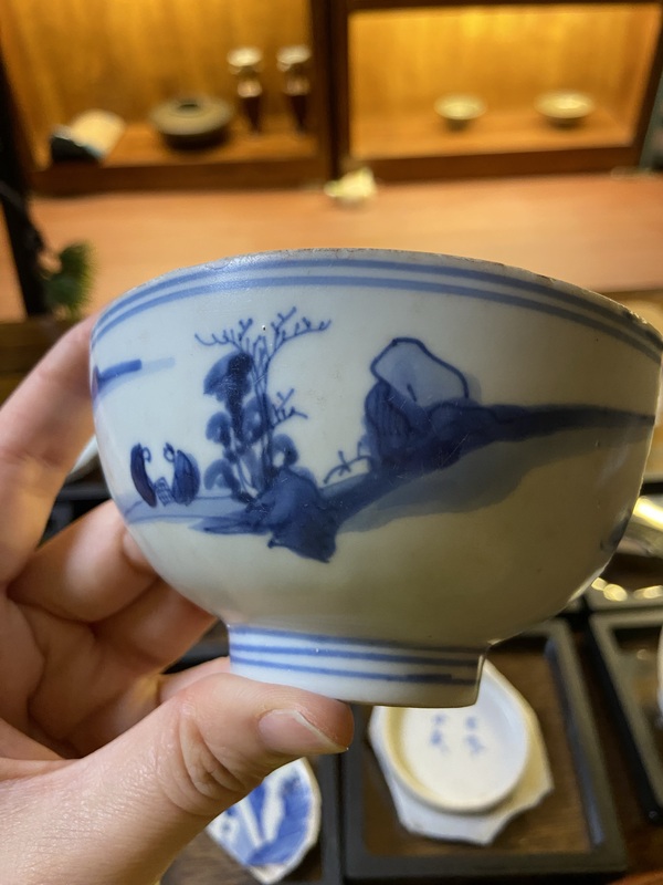古玩陶瓷青花碗標本拍賣，當前價格1800元