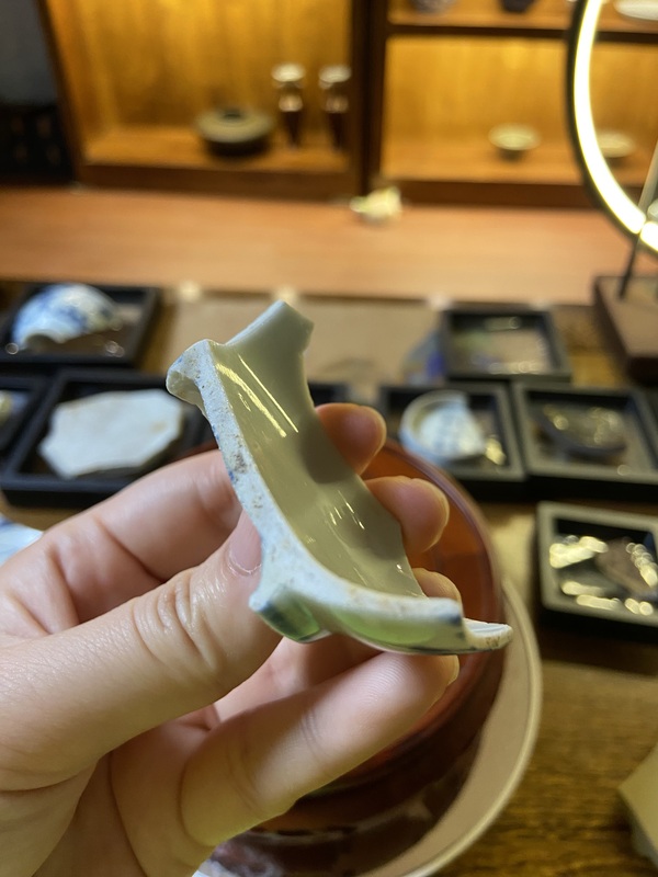 古玩陶瓷清早期青花標本拍賣，當前價格3600元