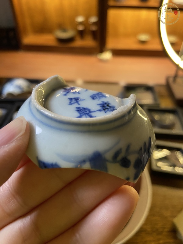 古玩陶瓷清早期青花標本真品鑒賞圖