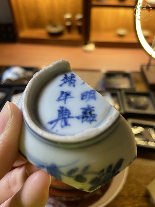 古玩陶瓷清早期青花標本真品鑒賞圖