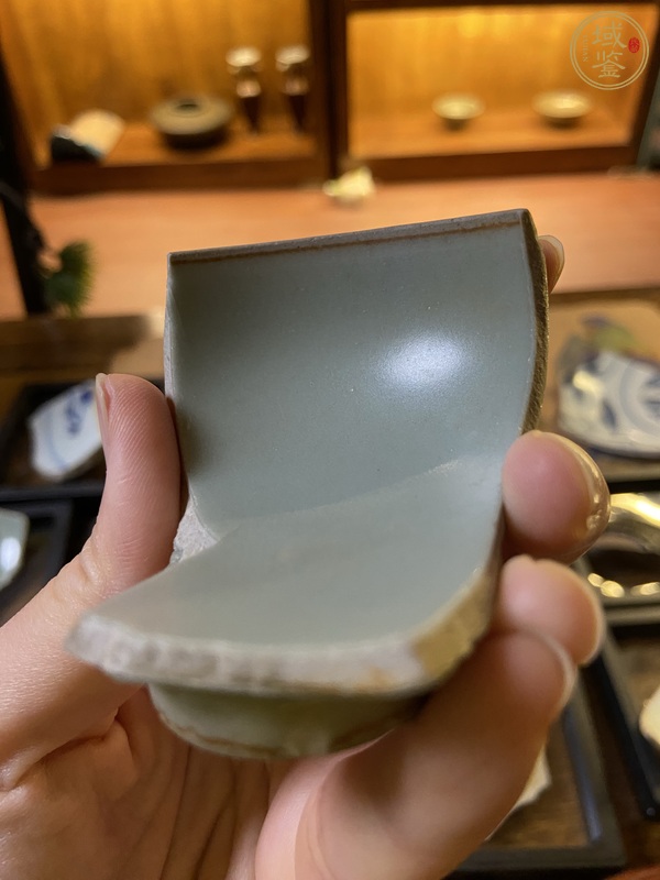 古玩陶瓷龍泉青瓷標(biāo)本真品鑒賞圖