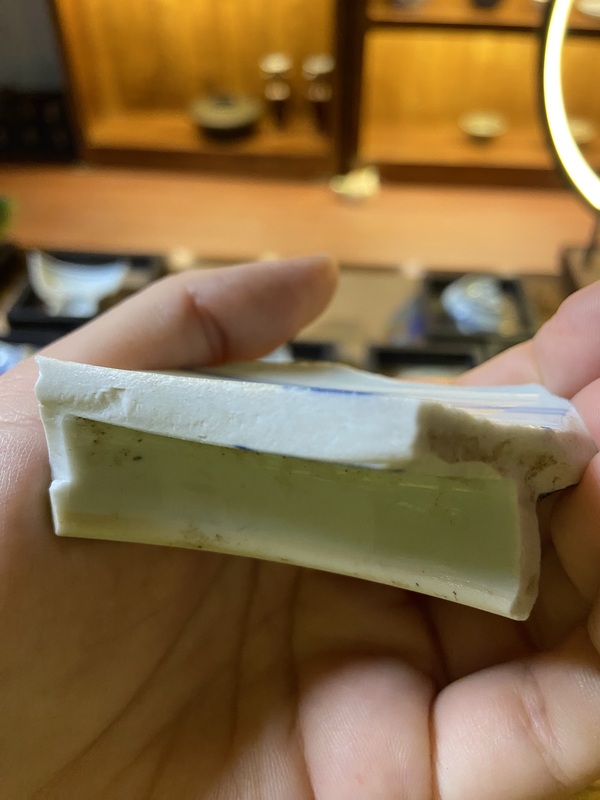 古玩陶瓷青花標本拍賣，當前價格1200元
