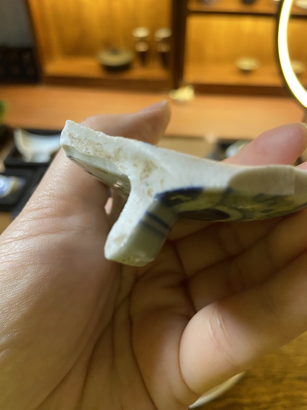 古玩陶瓷青花標本拍賣,當前價格1200元