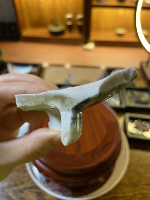 古玩陶瓷青花標本拍賣，當前價格1200元