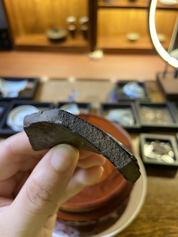 古玩陶瓷建窯標本拍賣，當前價格1600元