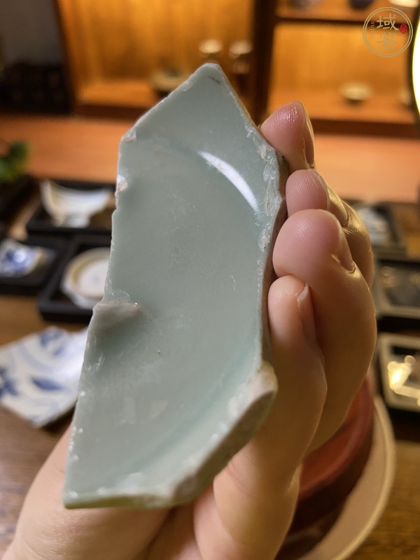 古玩陶瓷龍泉青瓷標本真品鑒賞圖
