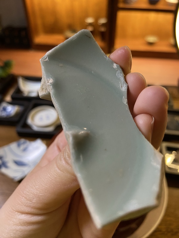 古玩陶瓷龍泉青瓷標本拍賣,當前價格1200元