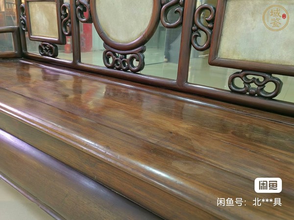 古玩雜項老紅木沙發椅真品鑒賞圖