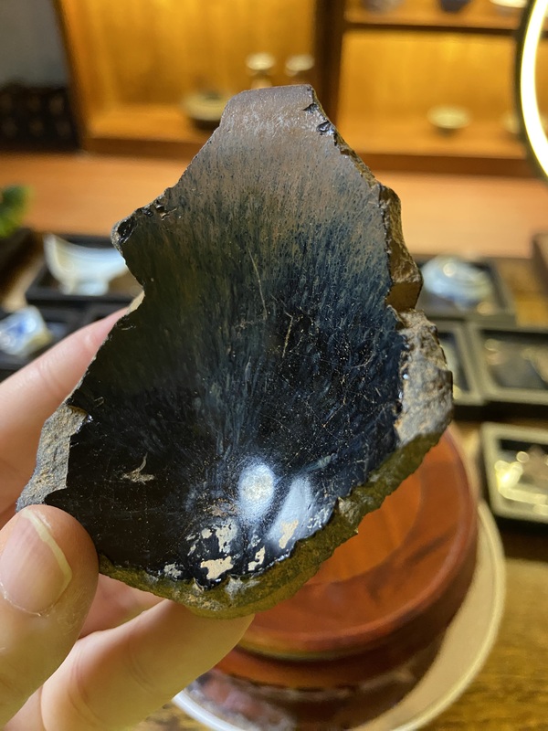 古玩陶瓷宋代建窯盞標(biāo)本拍賣，當(dāng)前價(jià)格2600元