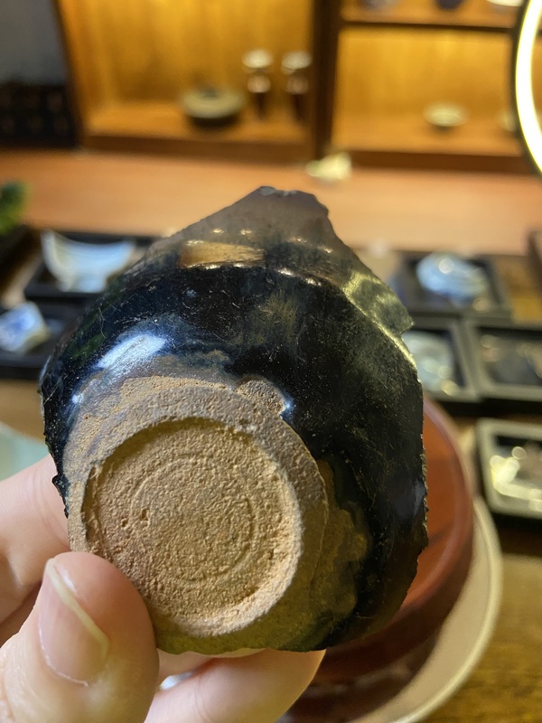 古玩陶瓷宋代建窯盞標(biāo)本拍賣，當(dāng)前價(jià)格2600元