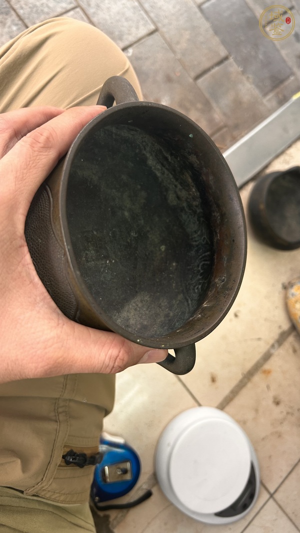 古玩銅器阿文銅爐真品鑒賞圖