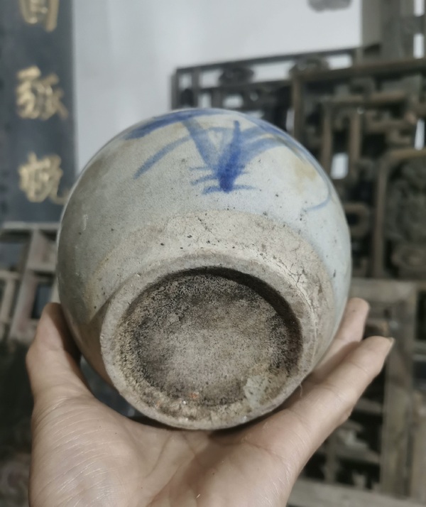 古玩陶瓷青花花卉紋壺拍賣，當前價格88元