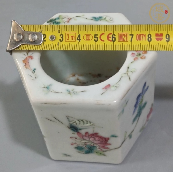 古玩陶瓷粉彩飛黃騰達圖溫酒器真品鑒賞圖