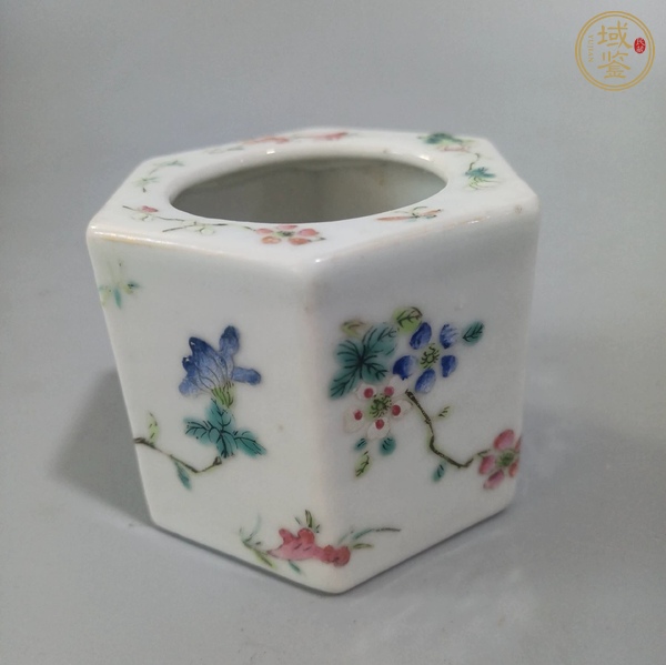古玩陶瓷粉彩飛黃騰達圖溫酒器真品鑒賞圖