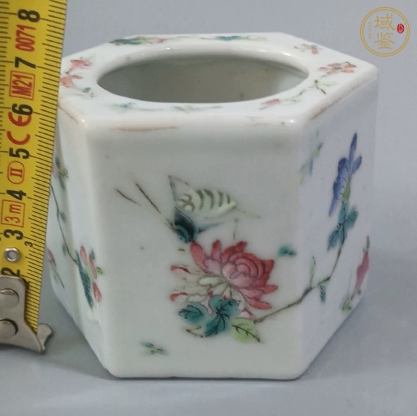 古玩陶瓷粉彩飛黃騰達圖溫酒器真品鑒賞圖