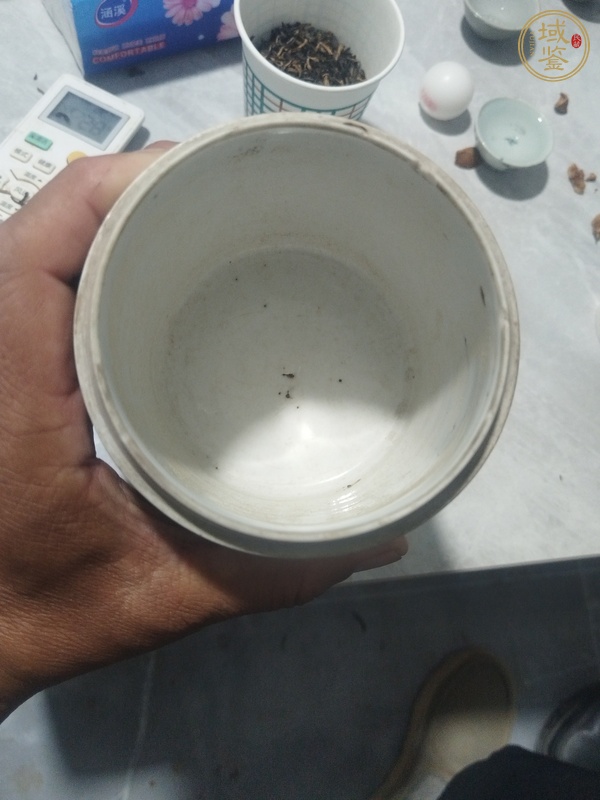 古玩陶瓷粉彩無雙譜蓋缸真品鑒賞圖