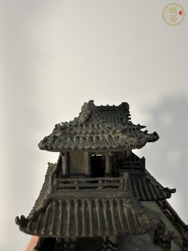 古玩銅器銅樓閣真品鑒賞圖