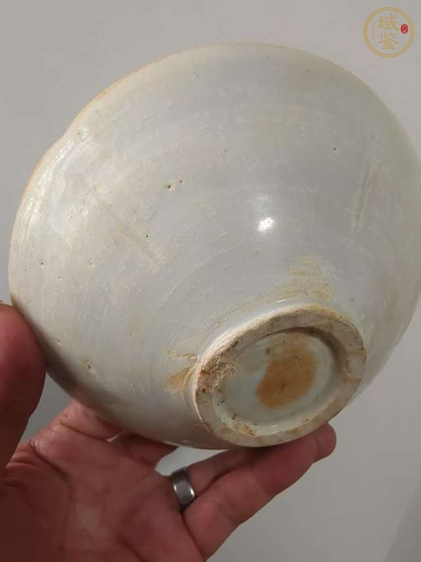 古玩陶瓷宋·青白釉葵口斗笠碗真品鑒賞圖