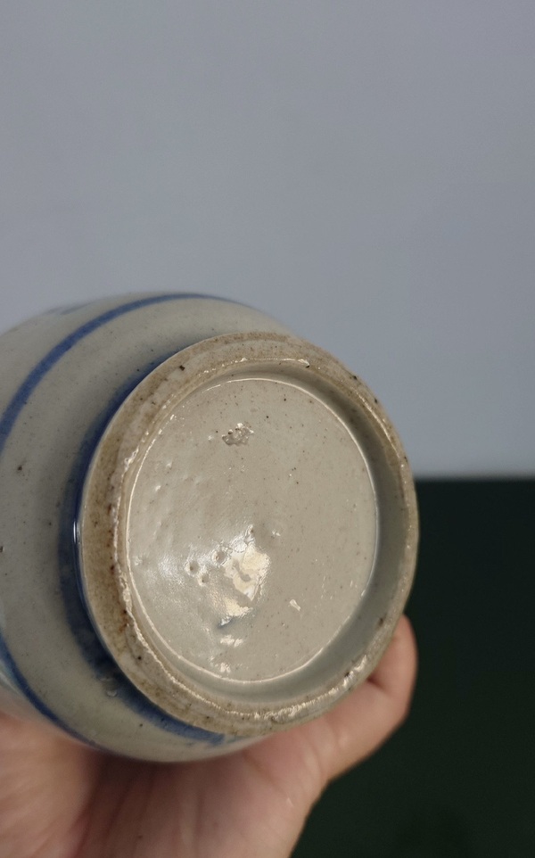 古玩陶瓷青花花卉紋罐拍賣，當前價格188元