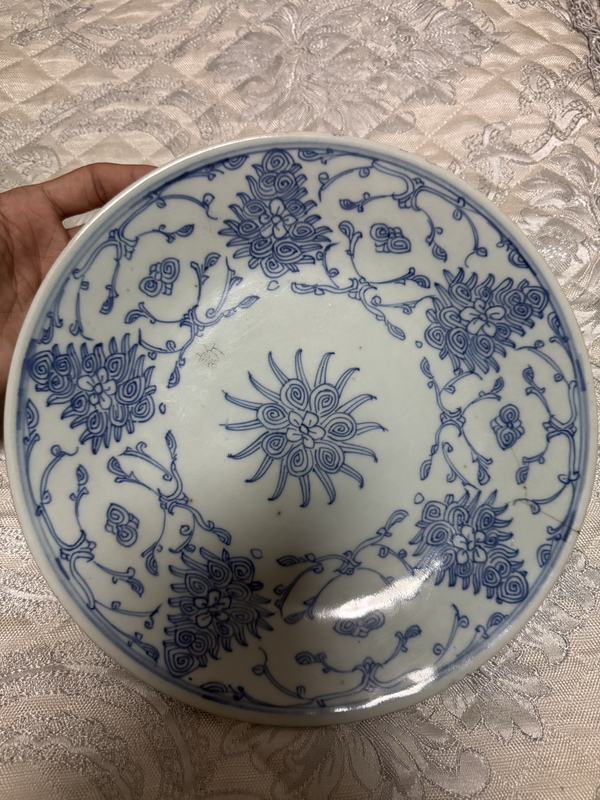 古玩陶瓷青花盤拍賣,當前價格2499元