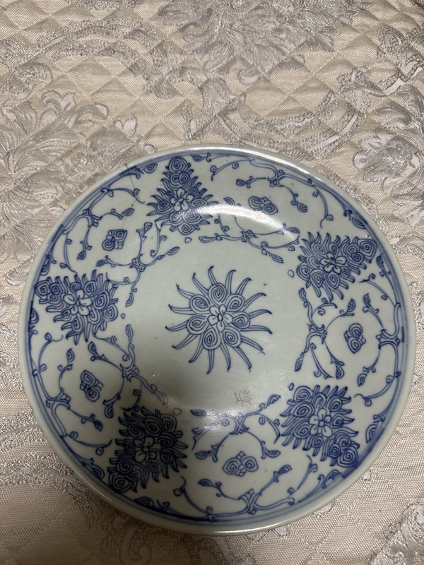 古玩陶瓷青花盤拍賣，當前價格2499元