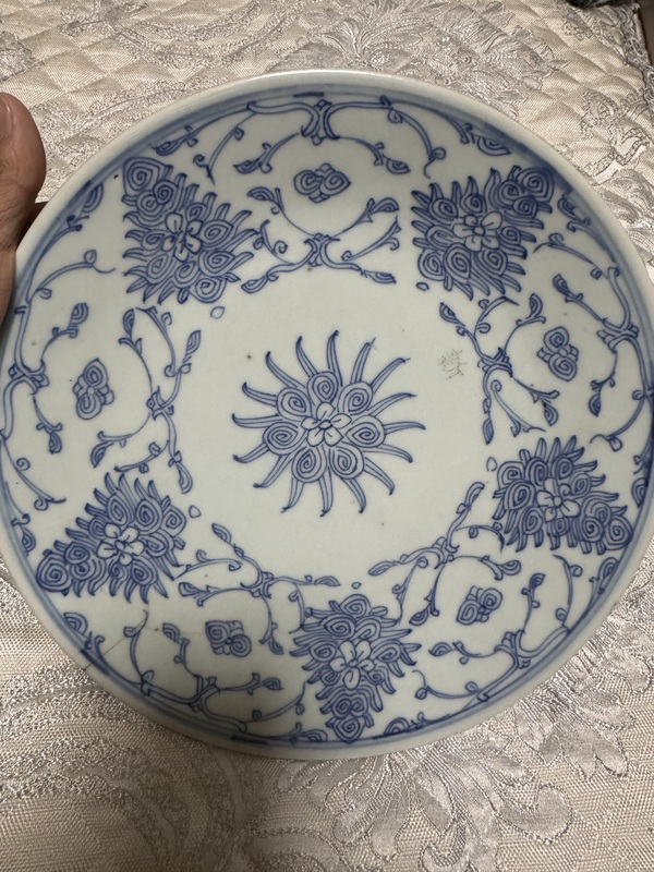 古玩陶瓷青花盤拍賣，當前價格2499元