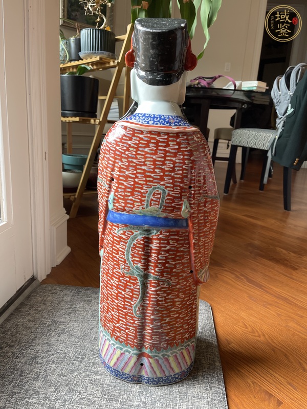 古玩陶瓷粉彩造像真品鑒賞圖