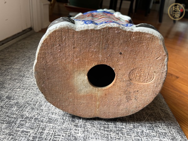 古玩陶瓷粉彩造像真品鑒賞圖