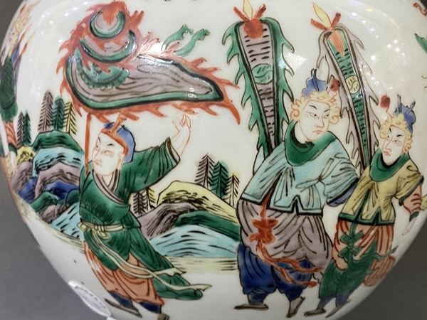 古玩陶瓷清晚·五彩人物故事圖葫蘆瓶拍賣,當前價格4672元