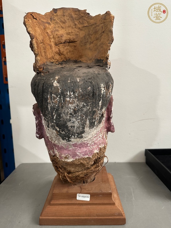 古玩雜項泥塑頭像真品鑒賞圖