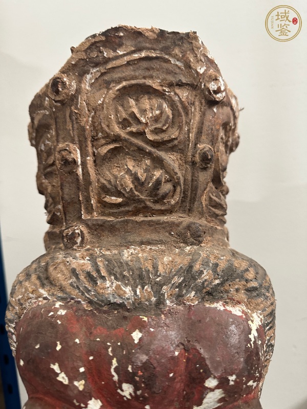 古玩雜項泥塑頭像真品鑒賞圖