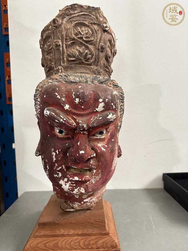 古玩雜項泥塑頭像真品鑒賞圖