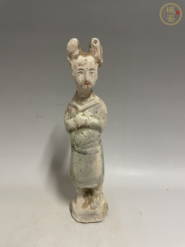 古玩唐·丫鬟俑真品鑒賞圖
